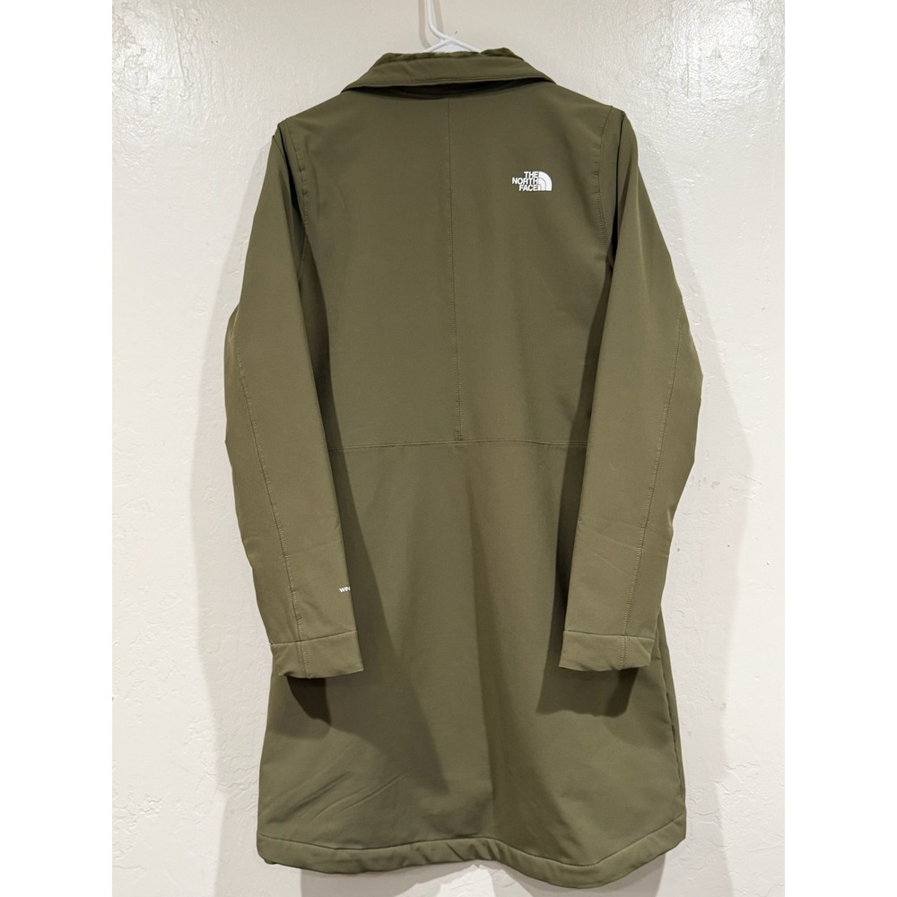 The North Face Womens Shelbe Raschel Parka Olive Green Softshell Jacket Size S - Picture 4 of 11